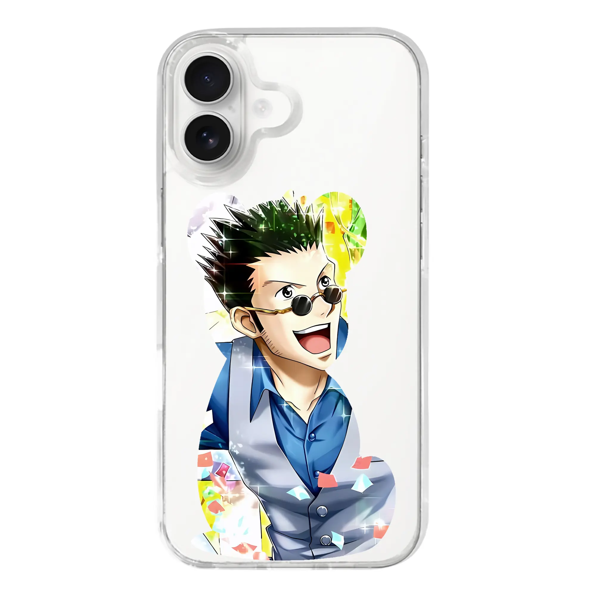 ハンター×ハンター グッズ レオリオ＝パラディナイト - iPhone 17シリーズ 透明スマホケース – 薄型・耐衝撃・精密フィット保護カバー